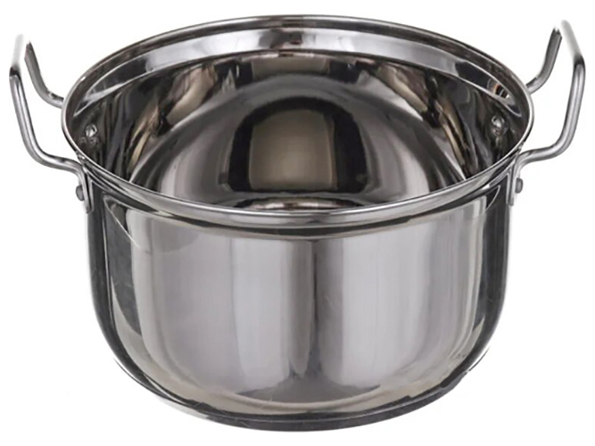 Кастрюля A-Plus со стеклянной крышкой, нержавеющая сталь, капсульное дно 24см 4,5л 04942