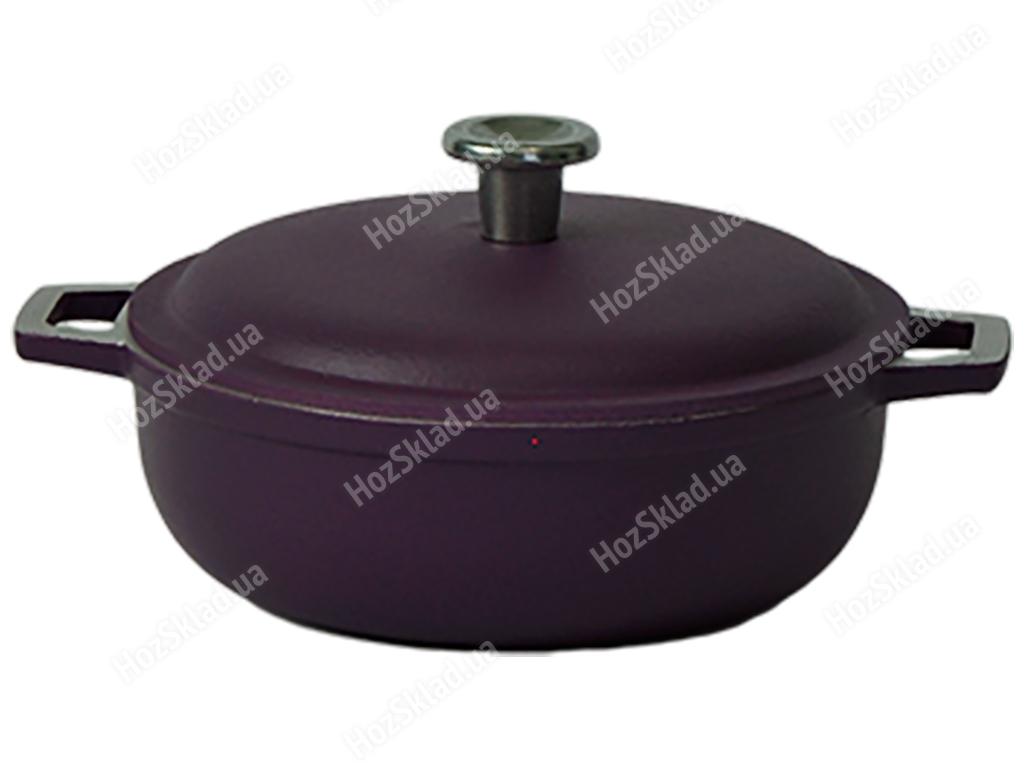 Казан із зовнішнім декоративним покриттям Prolis Semi-Matte Violet 1л К-001НП (фл)