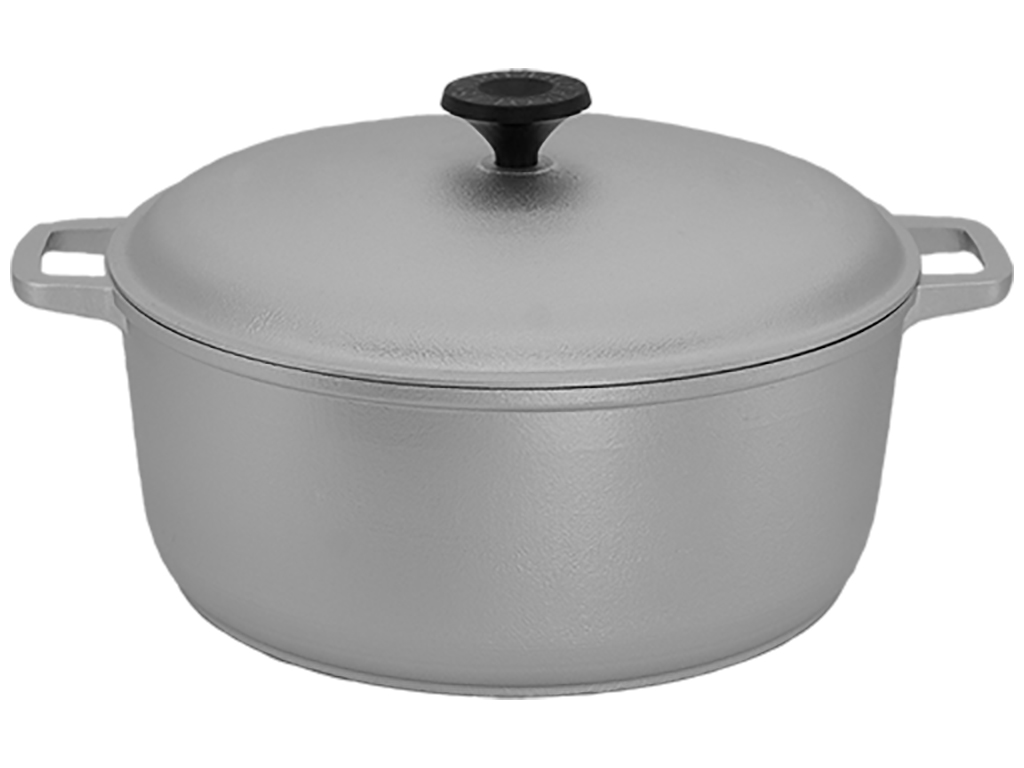 Каструля Prolis з потовщеним дном, литими ручками та кришкою 5л 10904/Ку-005