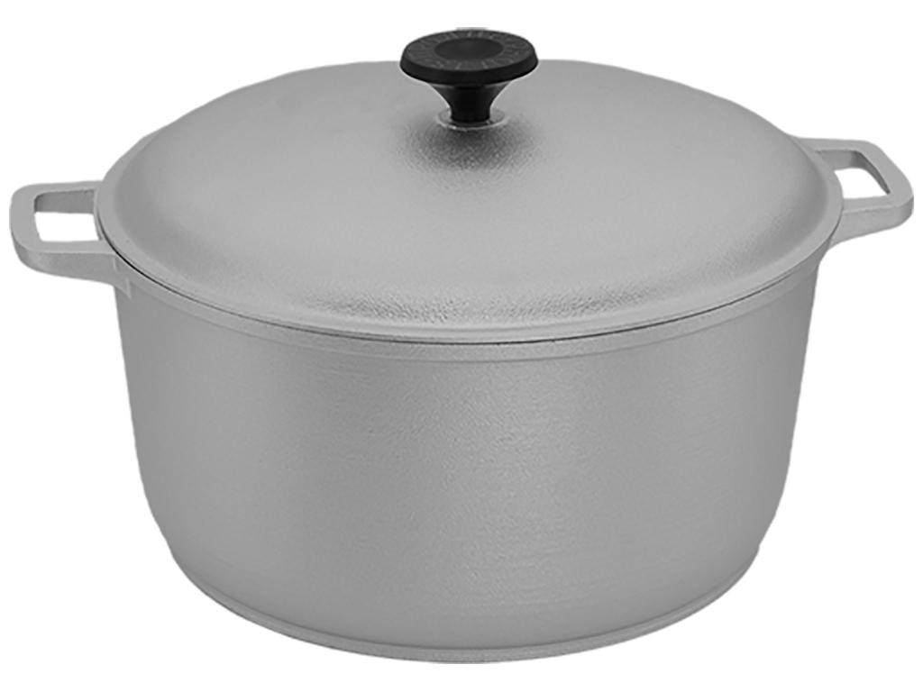 Каструля Prolis з потовщеним дном, литими ручками та кришкою 6л 10959/Ку-006