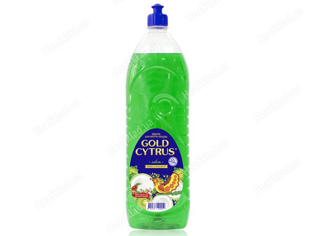 Средство для мытья посуды Gold Cytrus Зеленый 1,5л