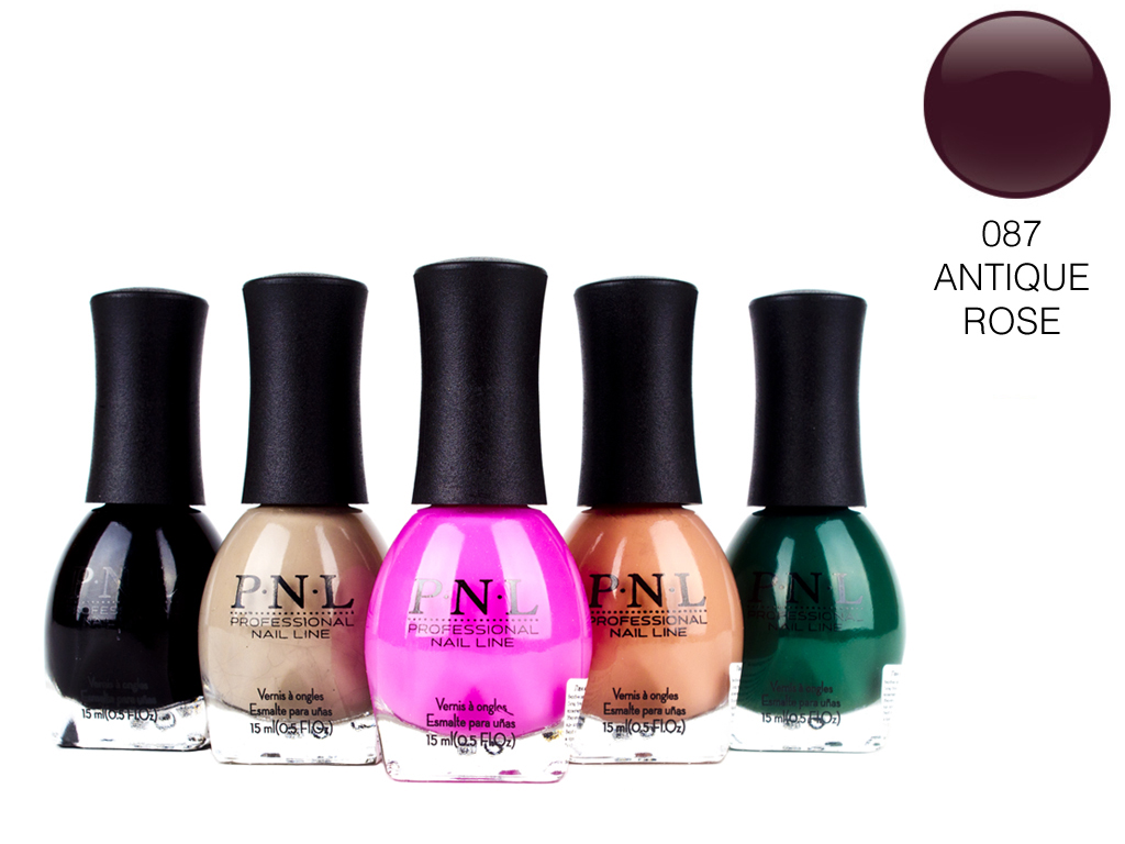 Лак для ногтей P.N.L №087 ANTIQUE ROSE 15мл