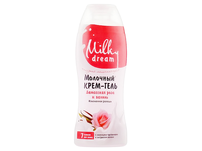 Крем-гель для душу Milky Dream Дамаська троянда і ваніль 300мл