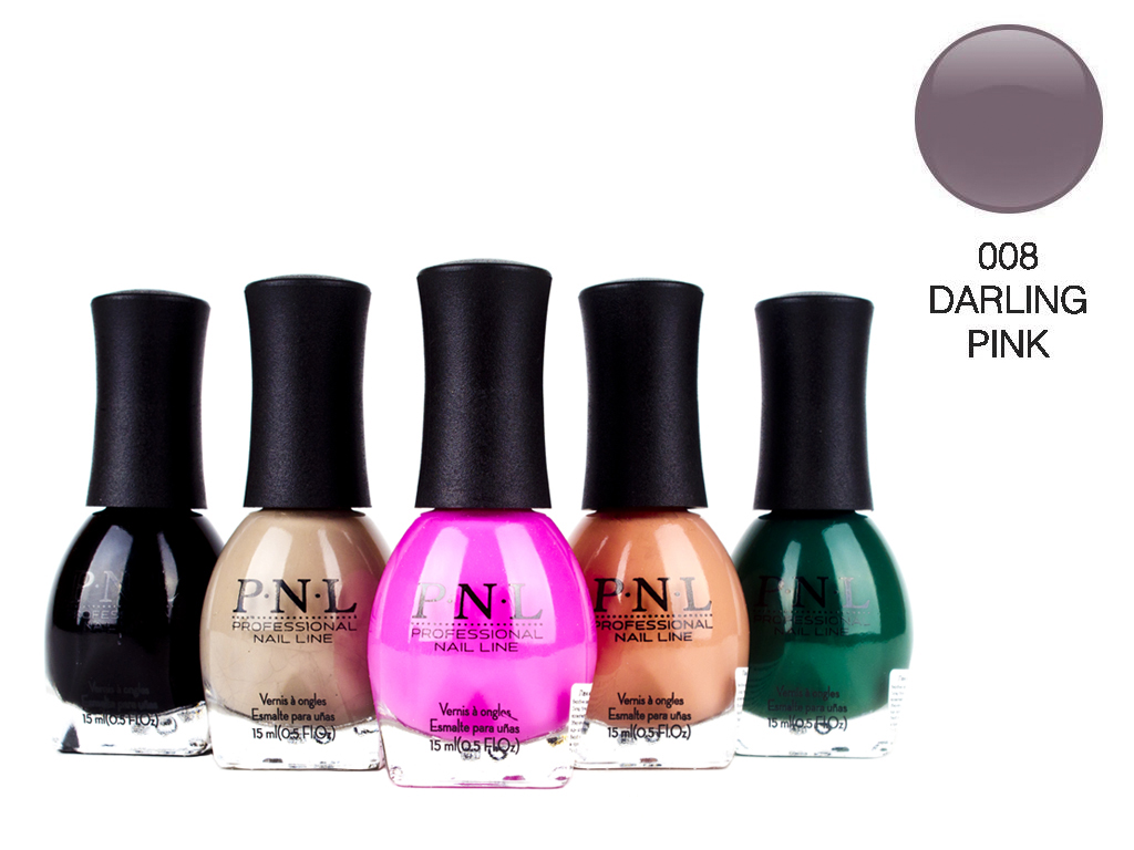Лак для ногтей P.N.L №008 DARLING PINK 15мл