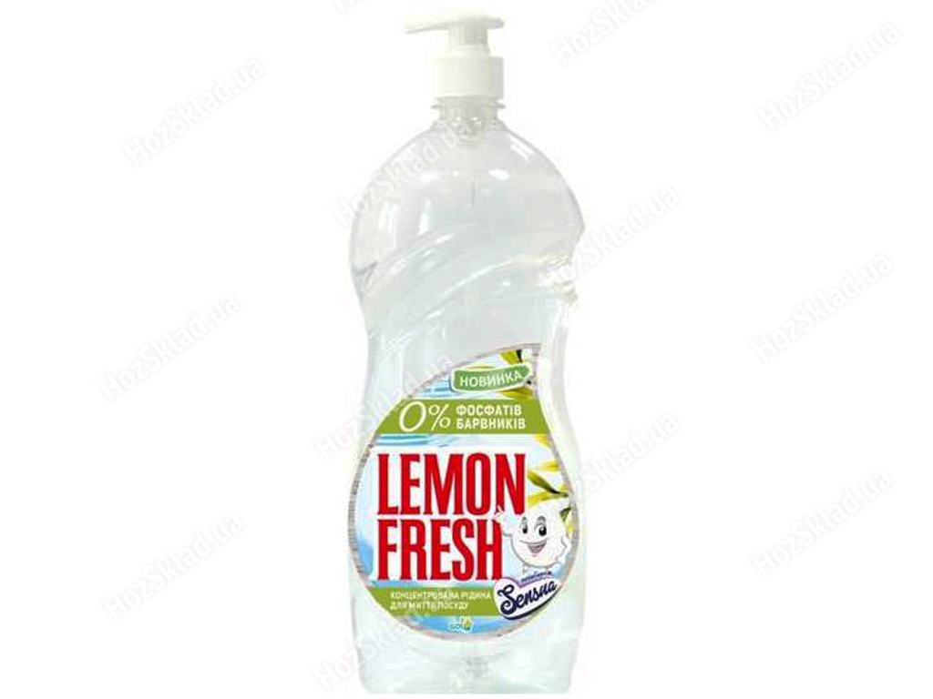 Засіб для миття посуду Lemon Fresh Прозорий 1,5л