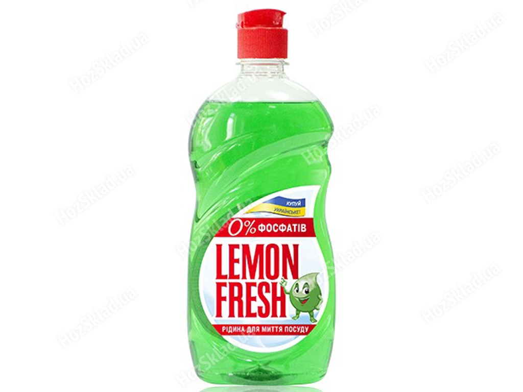 Средство для мытья посуды Lemon Fresh Зеленый 500мл