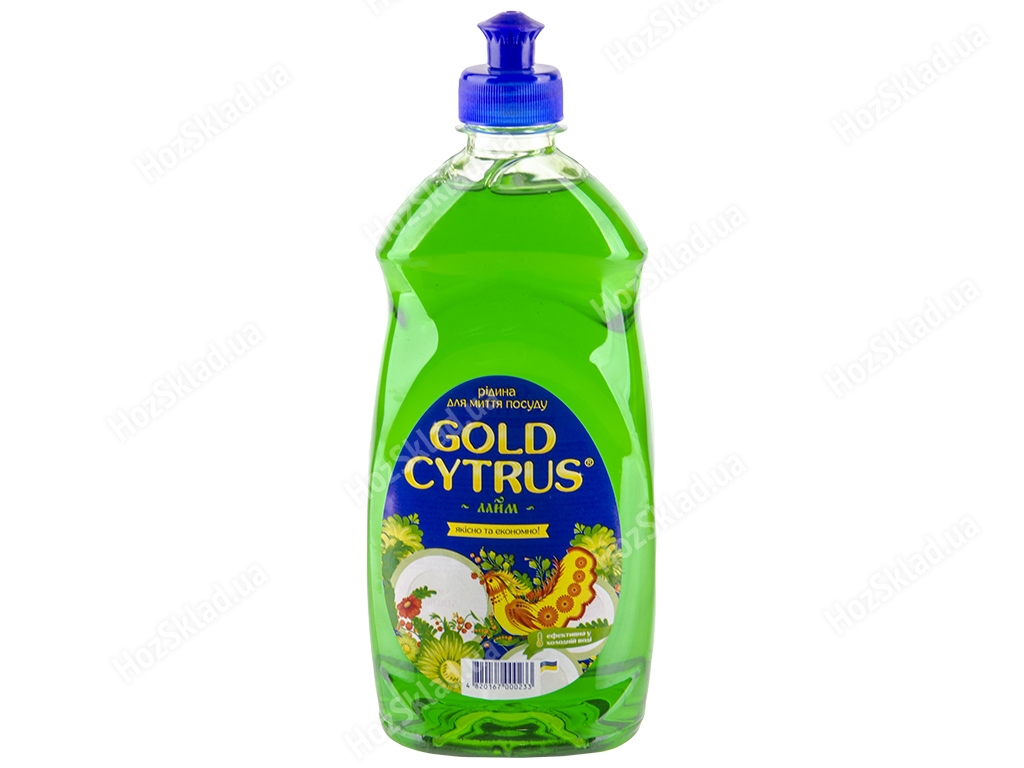 Засіб для миття посуду Gold Cytrus Лайм Зелений 500мл