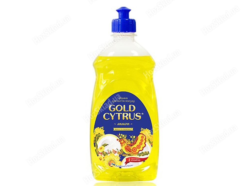 Засіб для миття посуду Gold Cytrus Лимон 500мл