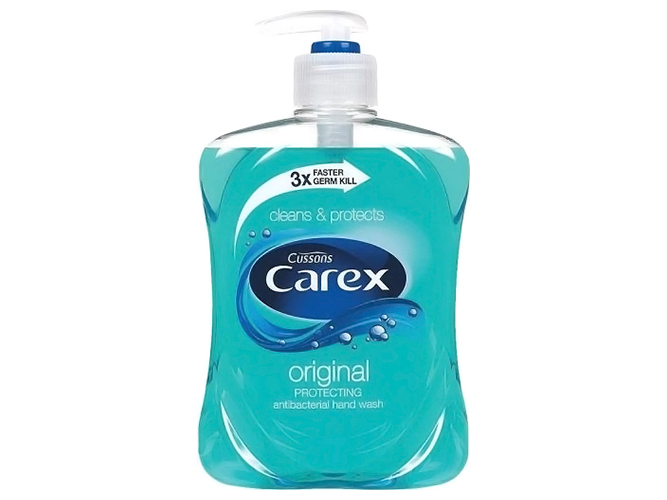 Мыло жидкое Carex Оригинал антибактериальное, с дозатором 250мл