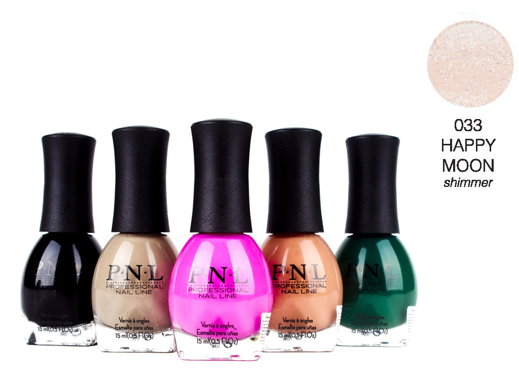 Лак для ногтей P.N.L №033 HAPPY MOON Shimmer 15мл