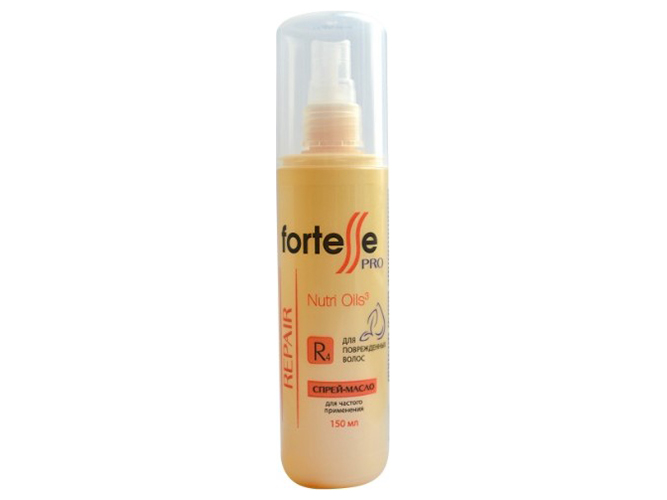 Спрей-масло для волос FORTESSE PRO Repair Nutri Oils для поврежденных волос 150мл