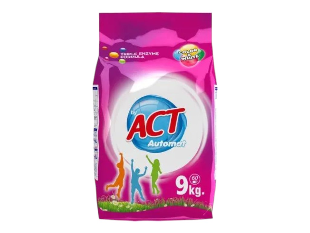 Стиральный порошок ACT Универсальный, 9кг