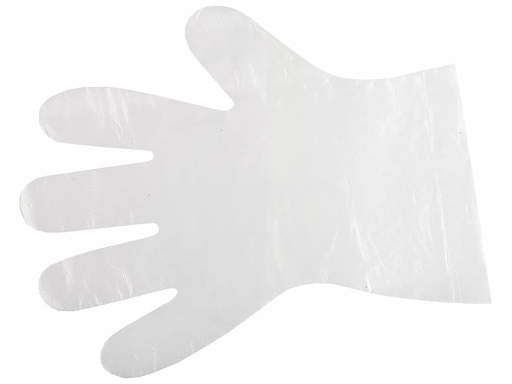 Перчатки полиэтиленовые одноразовые PRO service 25х30см (цена за 100шт)