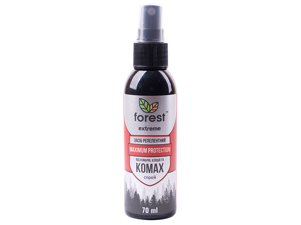 Спрей-репелент Forest Extreme від усіх літаючих та повзаючих комах, 65мл