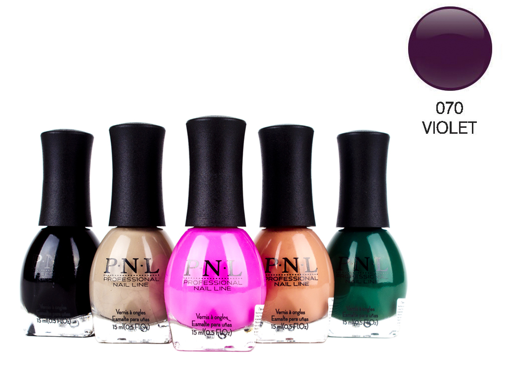 Лак для ногтей P.N.L №070 VIOLET 15мл