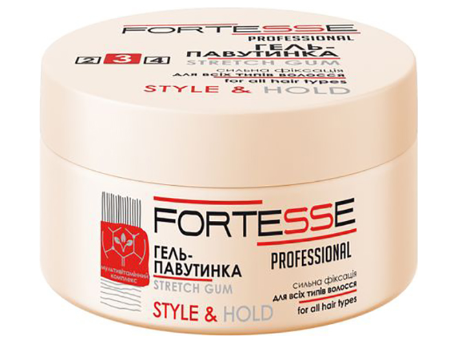 Гель-паутинка для волос FORTESSE PRO STYLE&HOLD сильная фиксация 75мл