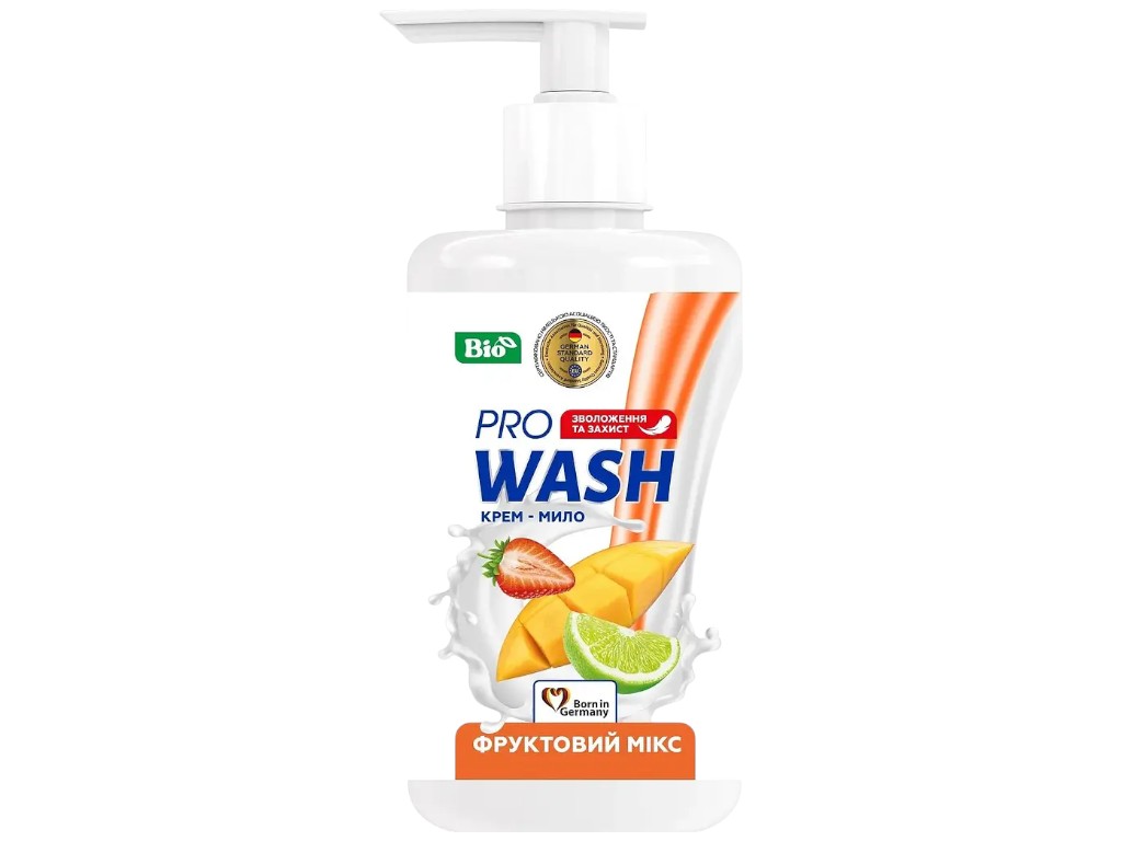 Крем-мыло Pro Wash, жидкое, Фруктовый микс, увлажнение и мягкость кожи, 470г