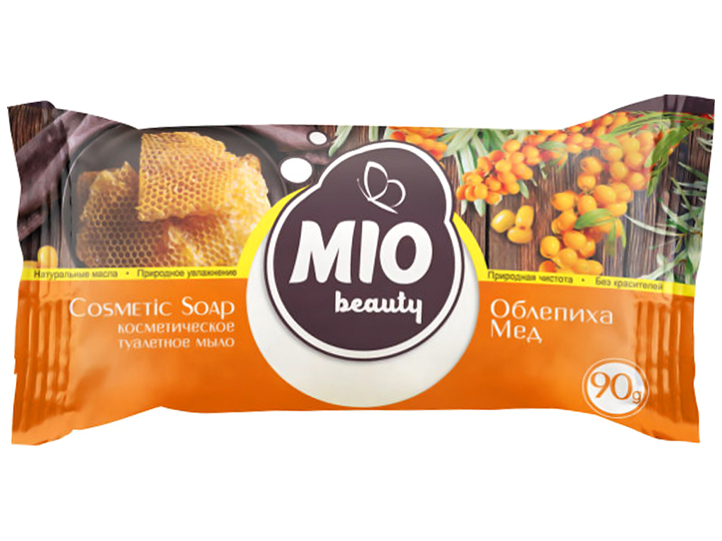 Мыло твердое косметическое Mio beauty Облепиха Мед 90г