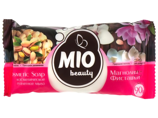 Мыло твердое косметическое Mio beauty Магнолия Фисташки 90г