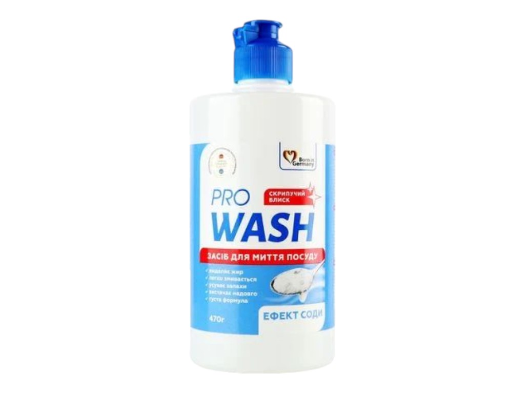 Засіб для миття посуду Pro Wash ефект соди, 470 г, змінний флакон без дозатора