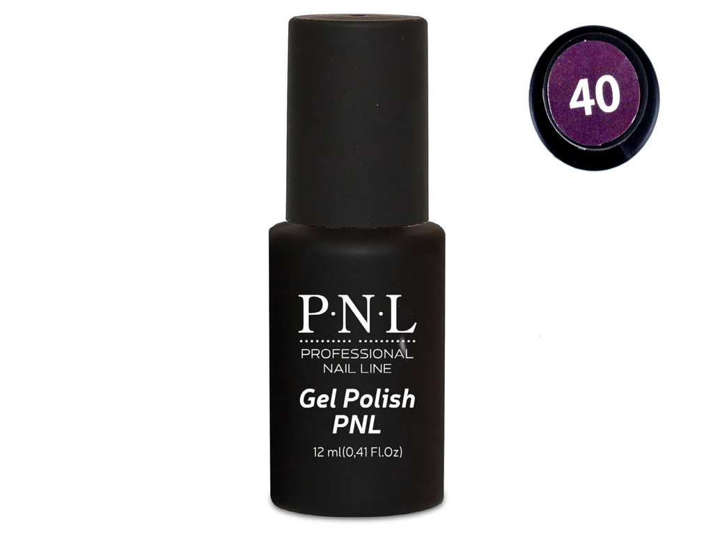 Гель-лак для ногтей P.N.L №040 Royal Purple 12мл