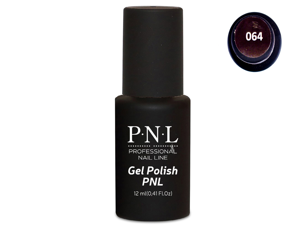 Гель-лак для ногтей P.N.L №064 Bitter Chocolate 12мл
