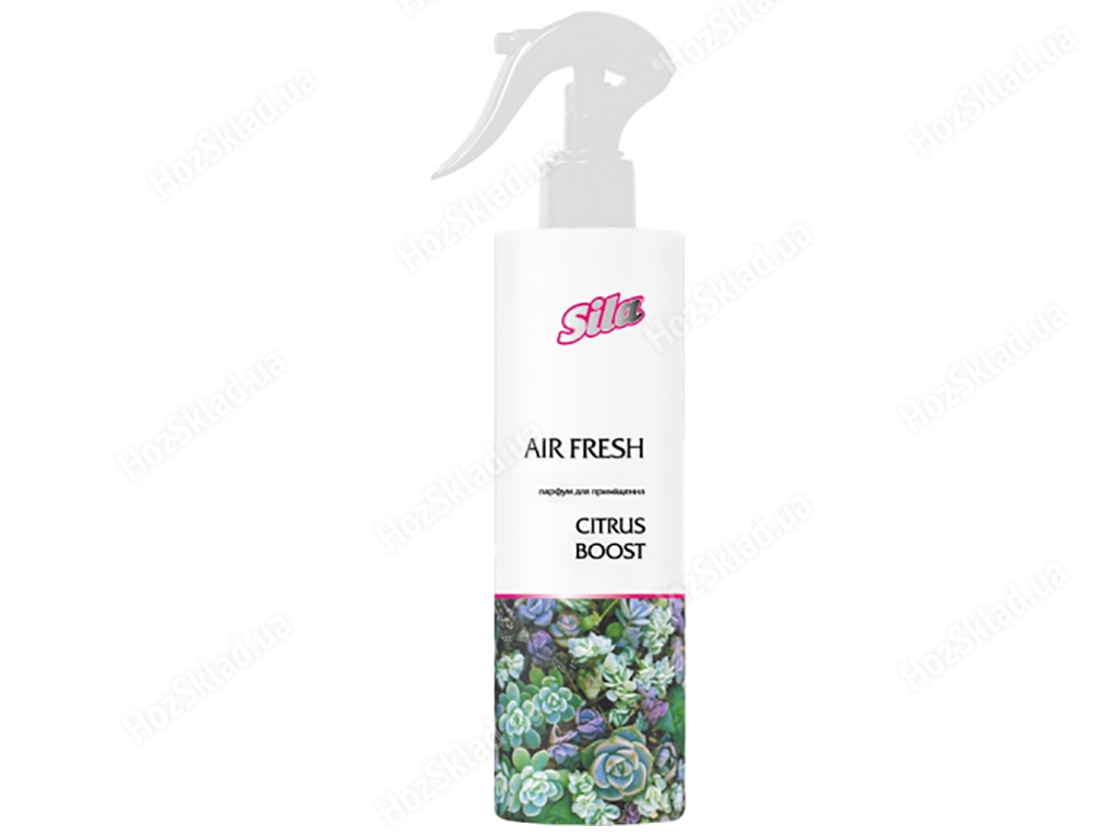 Освежитель воздуха для помещения парфюмированный Sila Air Fresh Citrus boost спрей 400мл