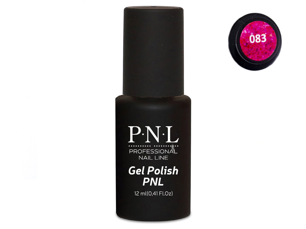 Гель-лак для ногтей P.N.L №083 Pinky Glitter 12мл