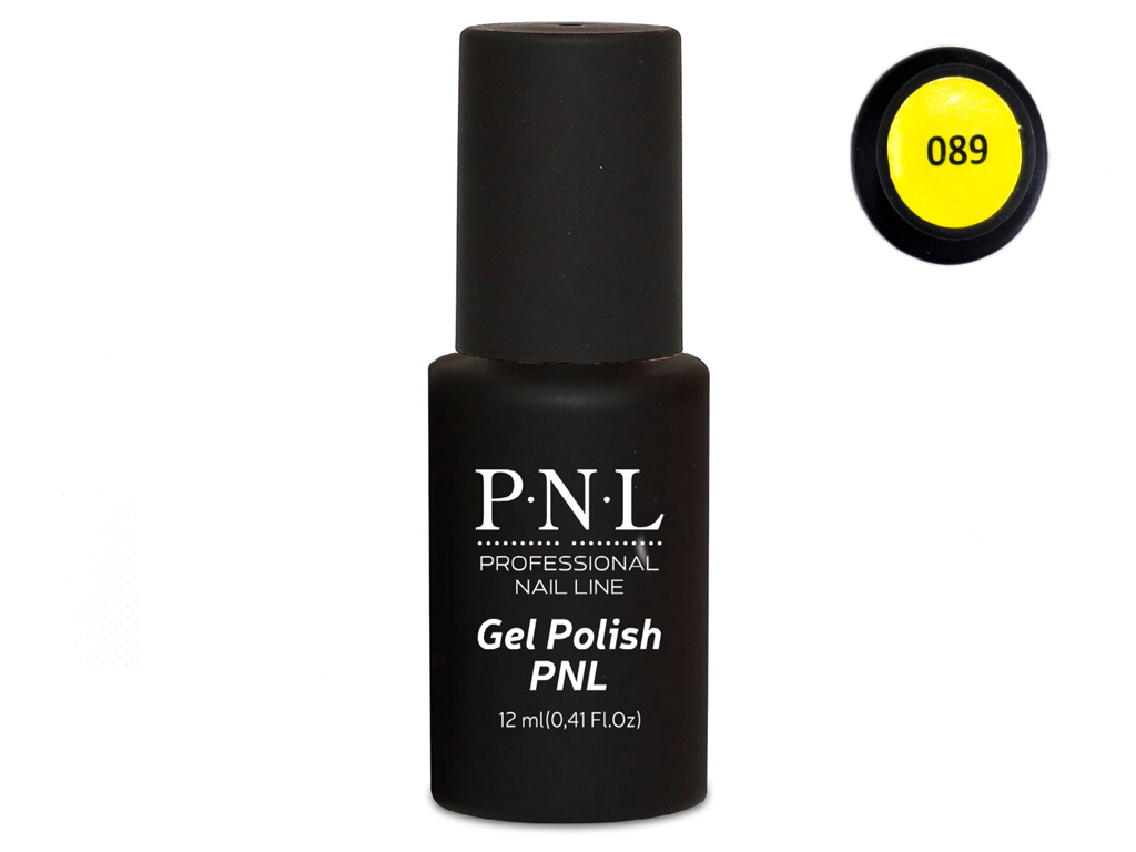 Гель-лак для ногтей P.N.L №089 Neon Yellow 12мл