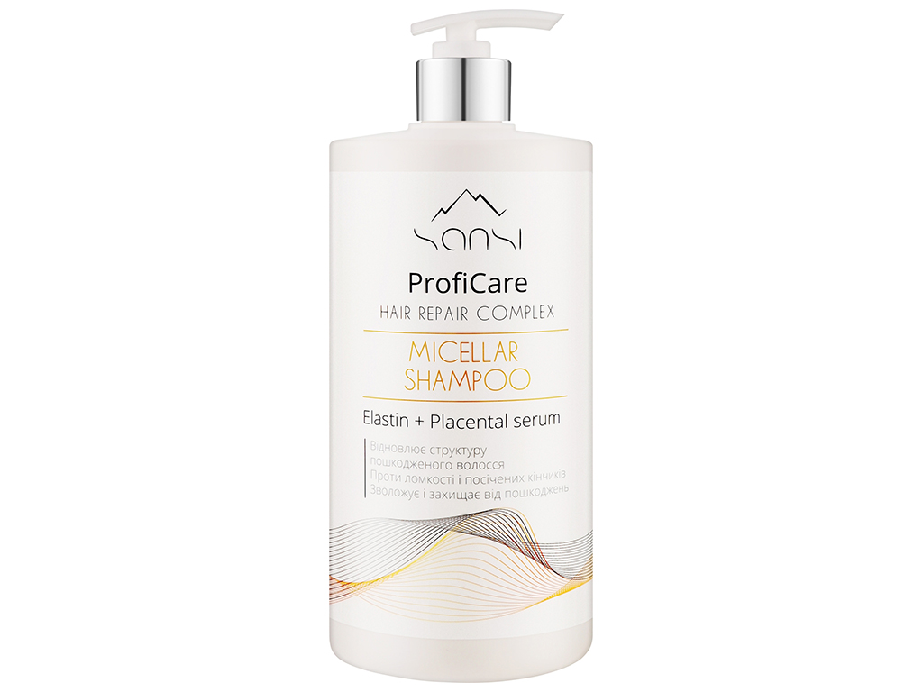 Міцелярний шампунь Sansi ProfiCare Hair repair complex, 900мл