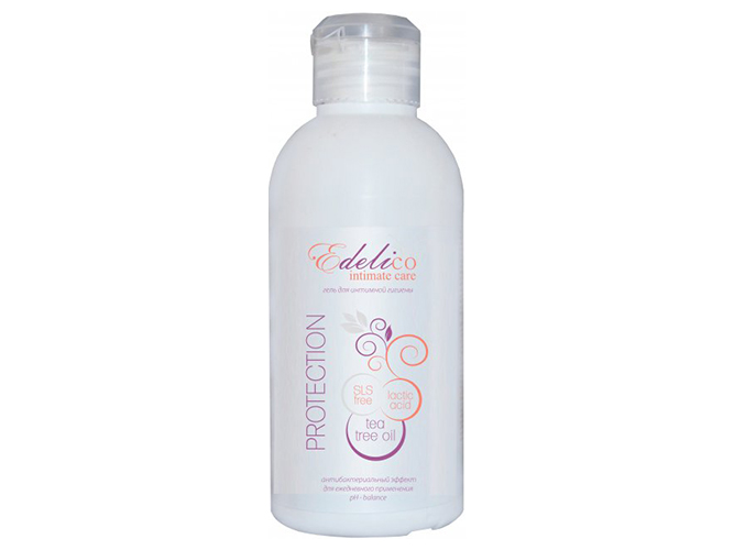 Гель для интимной гигиены Edelico intimate care PROTECTION с антибактериальным эффектом 250мл