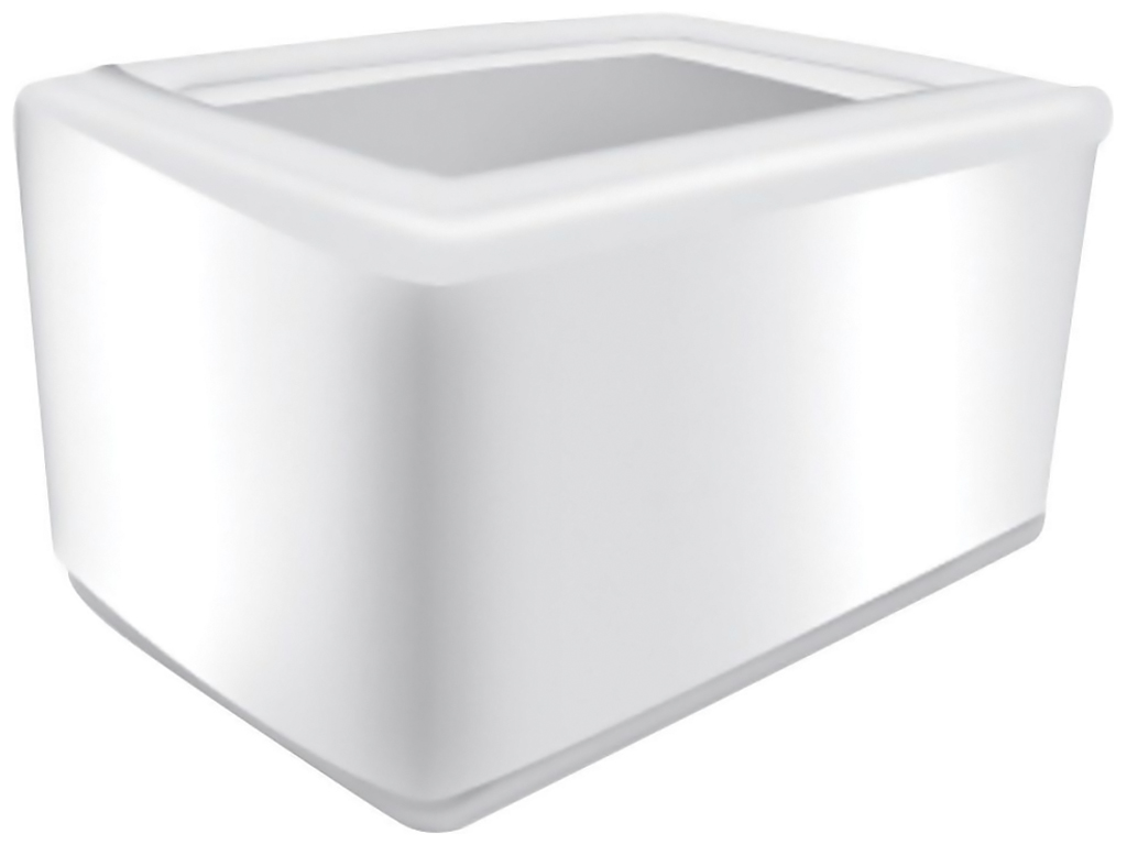 Тримач для паперових серветок Pro service, з холдером для реклами, пластиковий, білий, 57104200