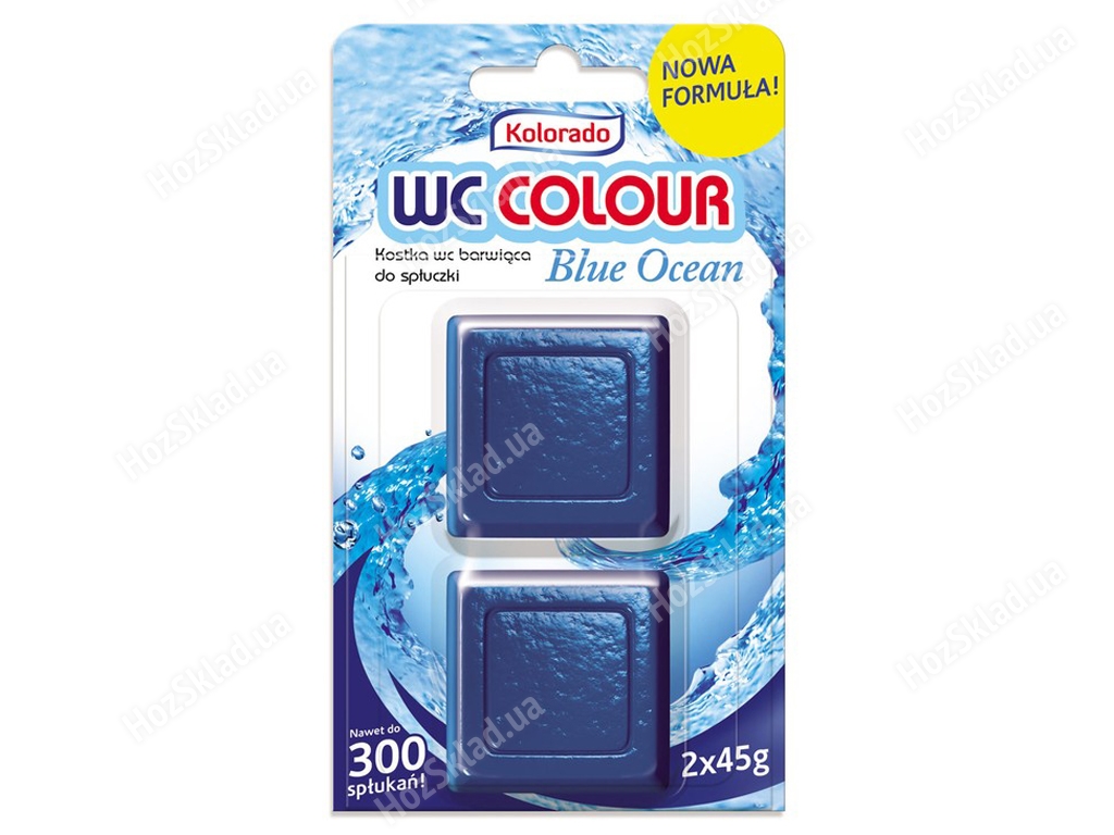 Таблетка для бачка унитаза Kolorado WC Colour синий 2 шт 45гр