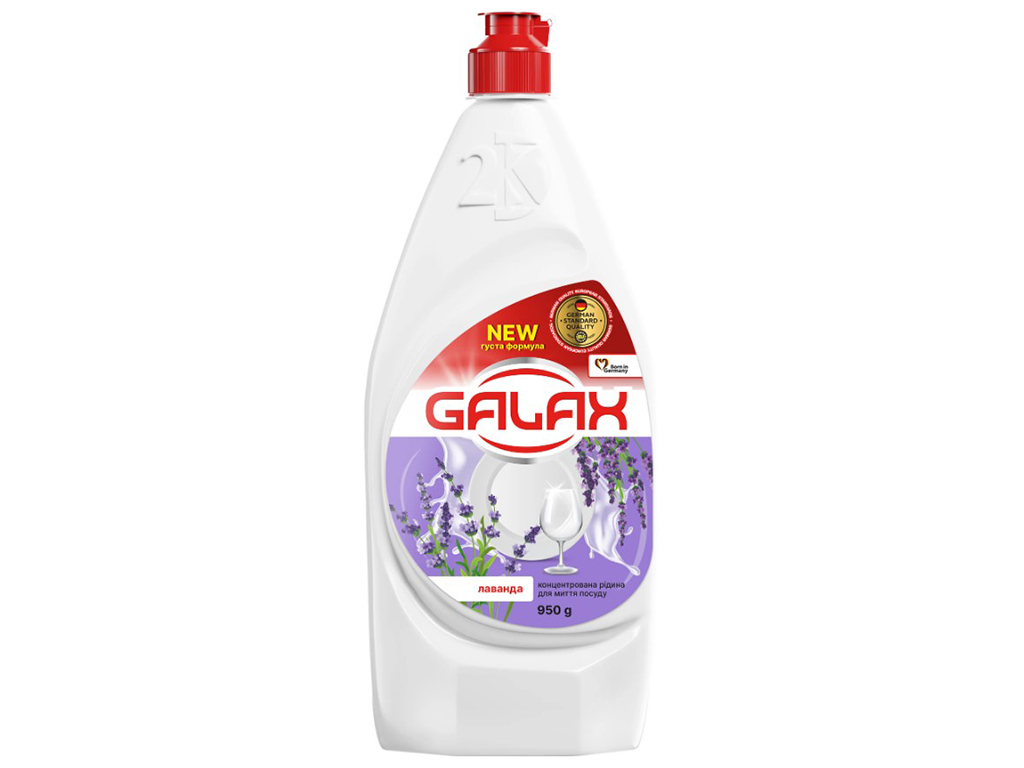 Концентрована рідина для миття посуду Galax Лаванда, 950г