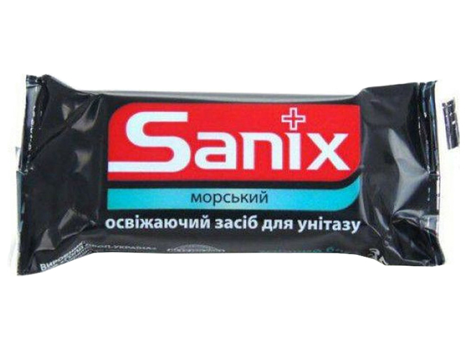 Средство освежающее блок для унитаза Sanix Морской запаска 35г 