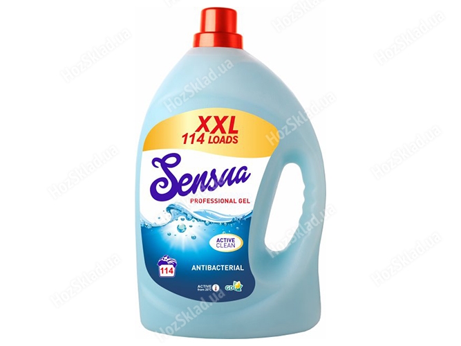 Засіб для прання Sensua Professional Антибактеріальний для всіх типів тканин та кольорів 4л