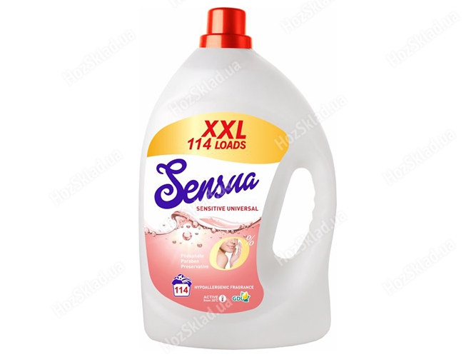 Засіб для прання Sensua Universal Sensitive для всіх типів тканин та кольорів 4л