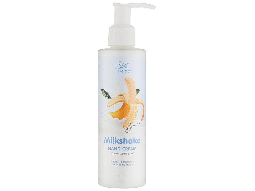 Крем для рук Shik Nectar Milk Shake з ароматом банану, 200мл
