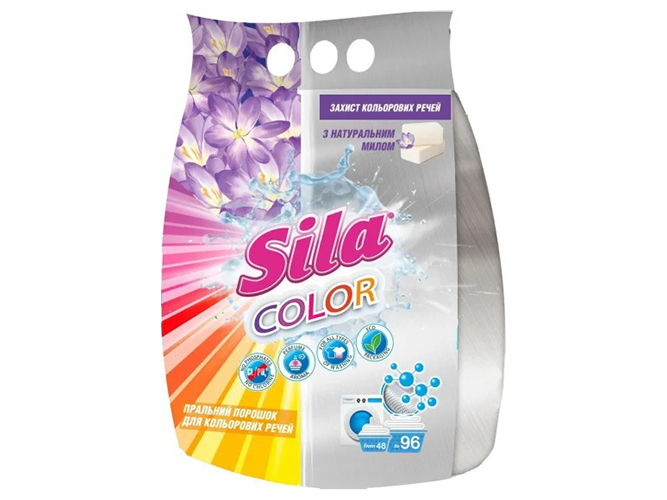 Стиральный порошок Sila Color, 2,4кг
