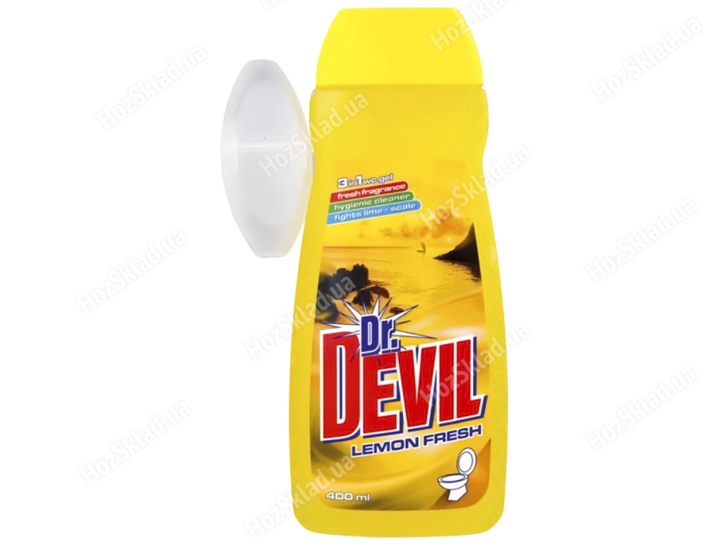Гель туалетний Dr.Devil 3в1 Лимон 400мл 8267