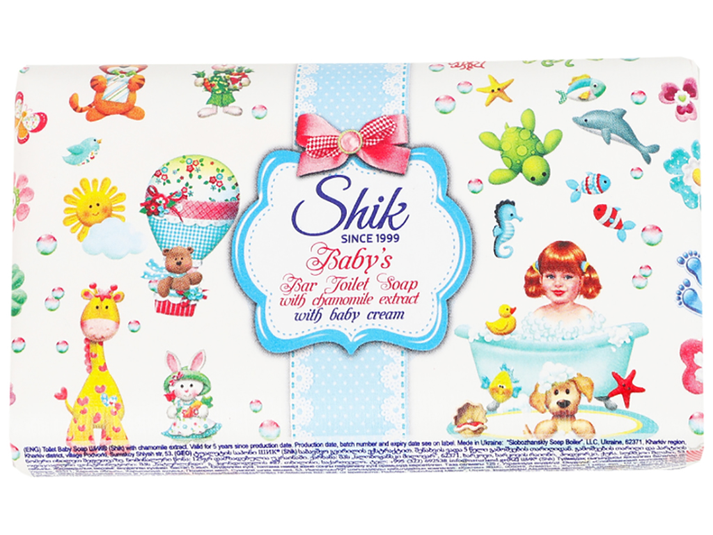 Мыло туалетное детское Shik с экстрактом ромашки, 125г