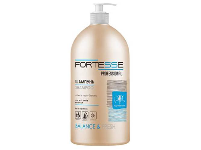 Шампунь для волос FORTESSE PRO Balance&Fresh с дозатором 1л
