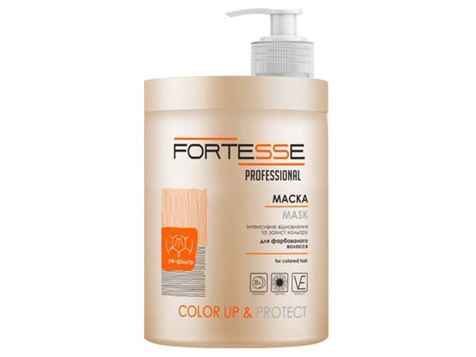 Маска для волос FORTESSE PRO Color Up&Protect с дозатором 1л