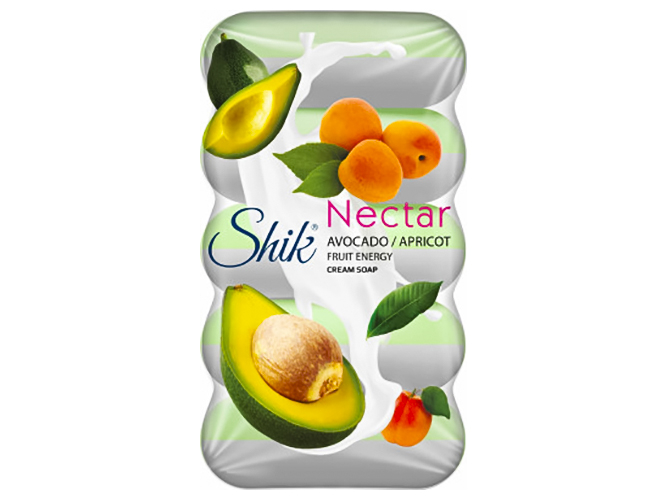 Крем-мыло туалетное Shik Nectar Авокадо и абрикос (цена за 5шт по 70г)