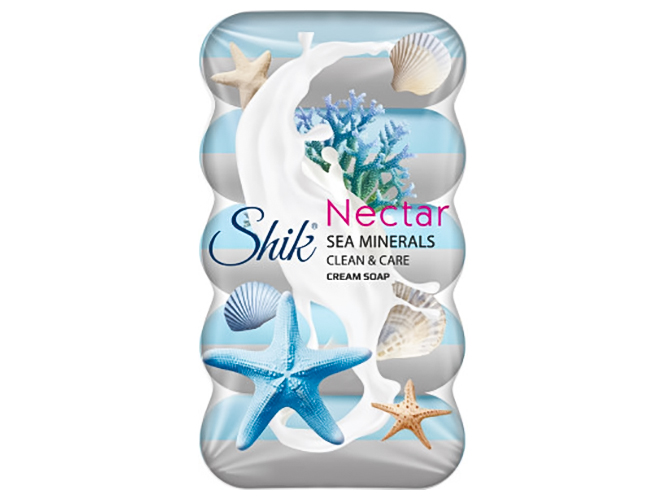 Крем-мило туалетне Shik Nectar Морські мінерали (ціна за 5шт по 70г)