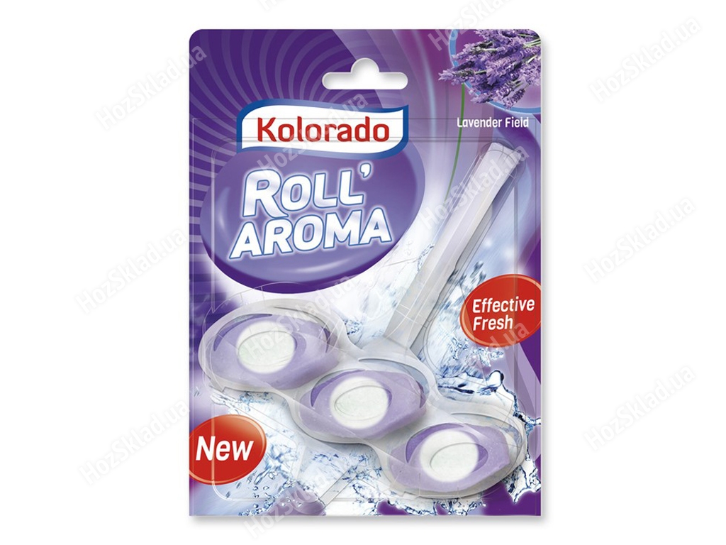 Туалетный блок Kolorado Roll Aroma Lavender Field 51гр