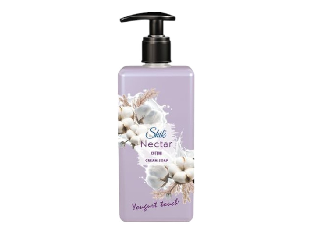 Крем-мило рідке Shik nectar cotton, 450 мл