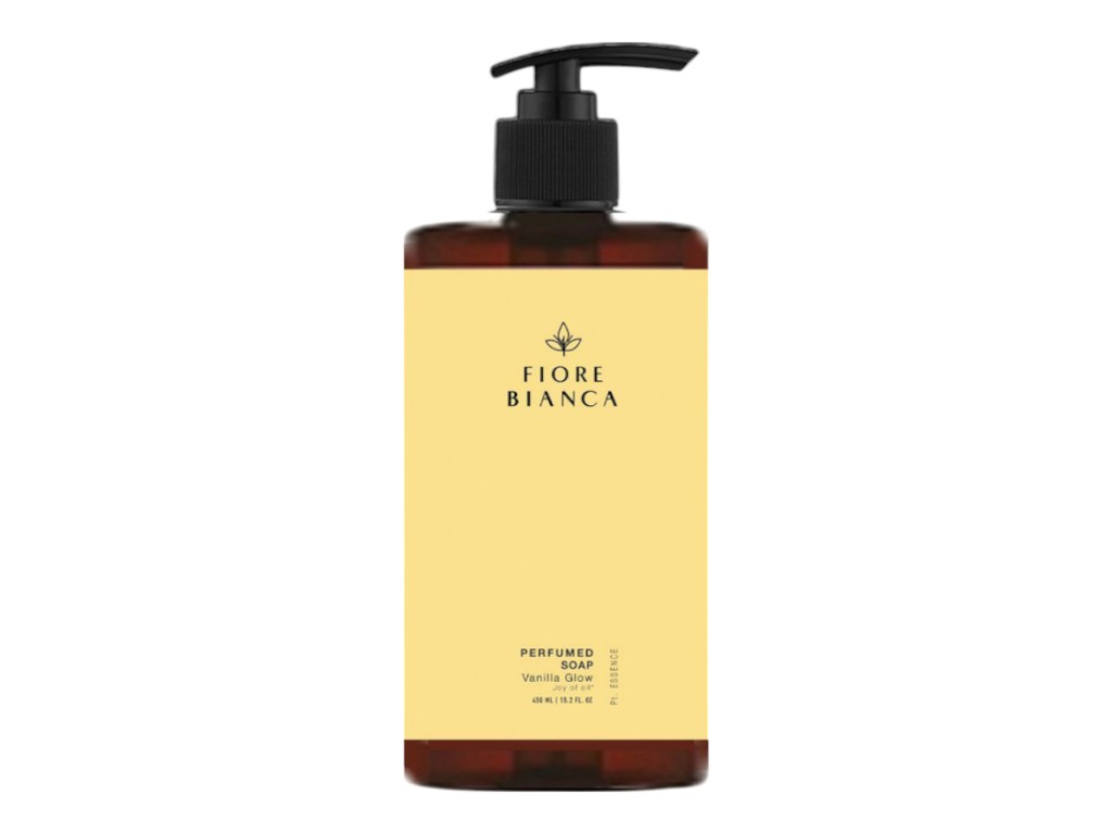 Мыло жидкое Fiore Bianca pastel essence vanilla glow, 450 мл, парфюмированное, для всех типов кожи
