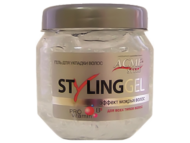Гель для укладання волосся Acme-Style еффект мокрого волосся 250мл