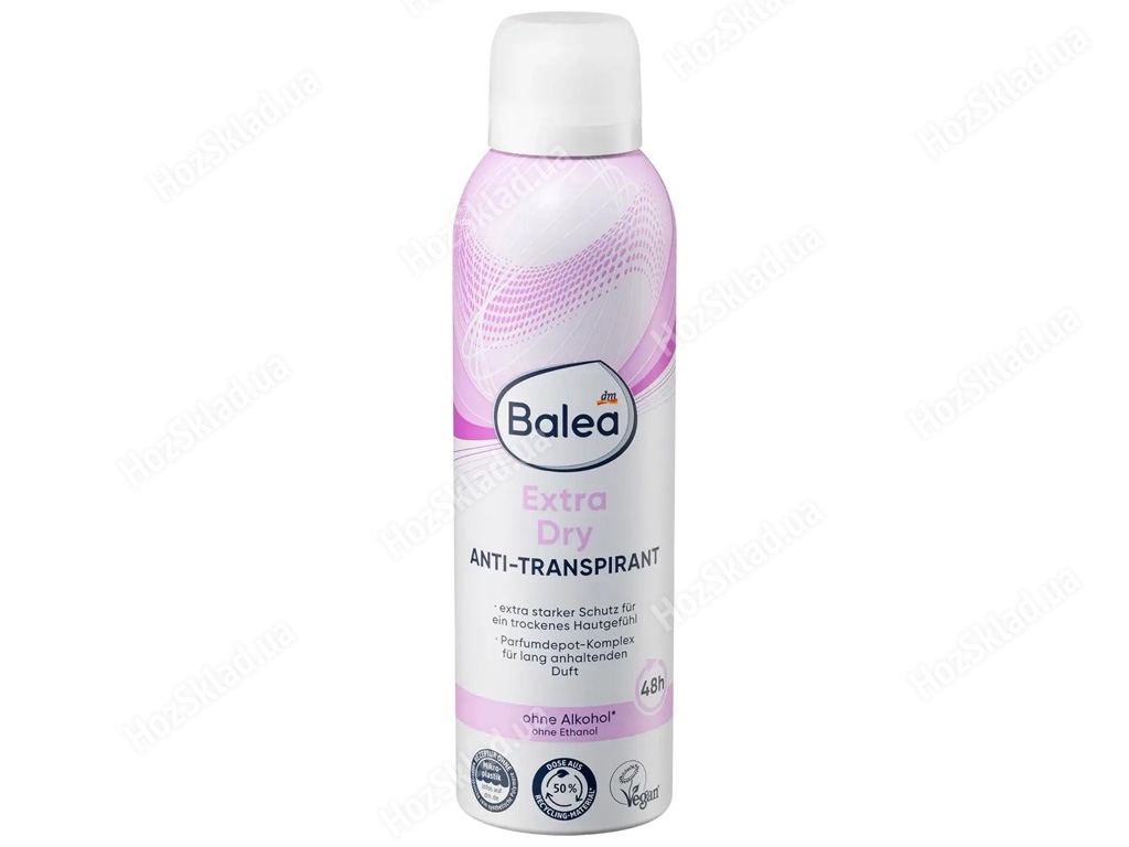 Дезодорант-антиперспирант Balea Extra Dry, 200мл